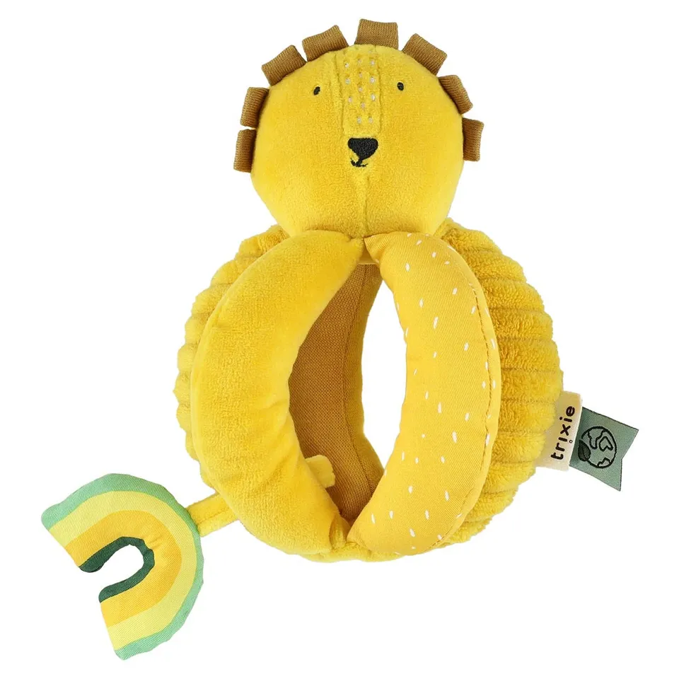 Trixie Baby Jouets d'activités Balle de préhension - Mr. Lion jouet sensoriel doux