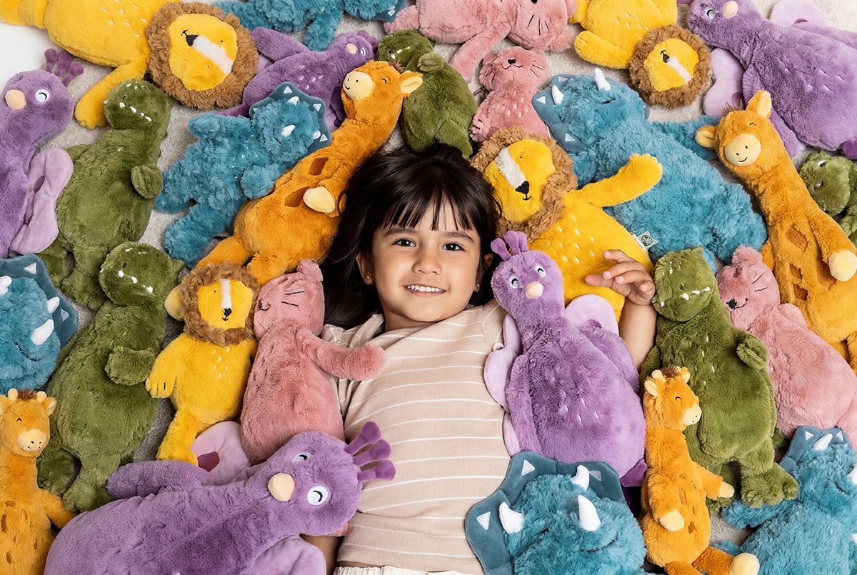 Trixie Baby Premiers jouets Mrs. Peacock peluche, matières recyclées