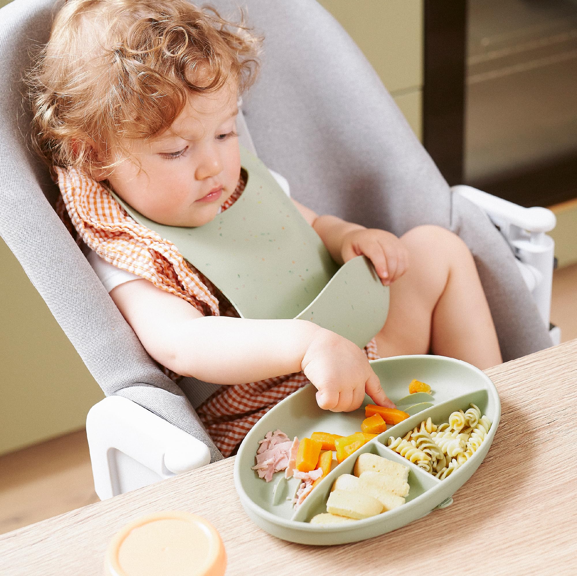Babymoov Isy / Babybols assiette compartimentée antidérapante en silicone