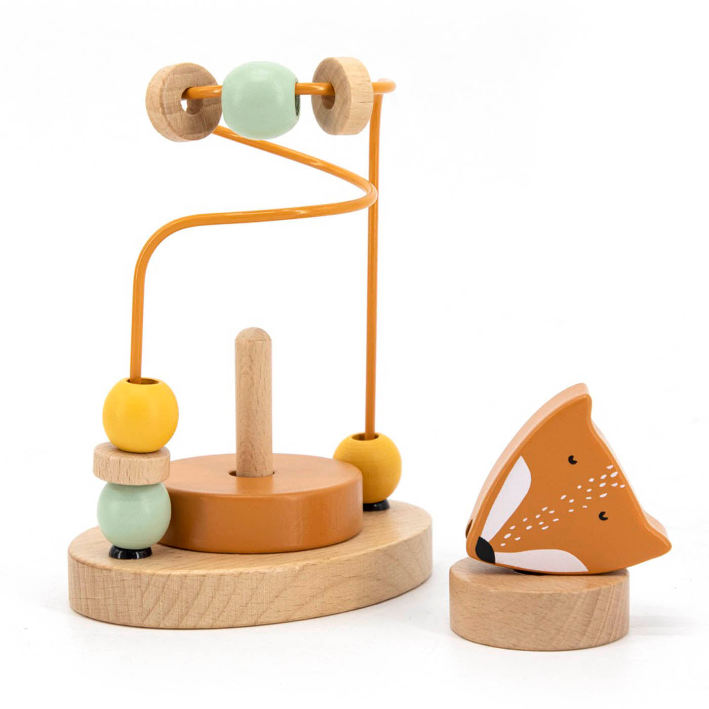 Trixie Baby Labyrinthes à perles Mr. Fox labyrinthe en bois FSC