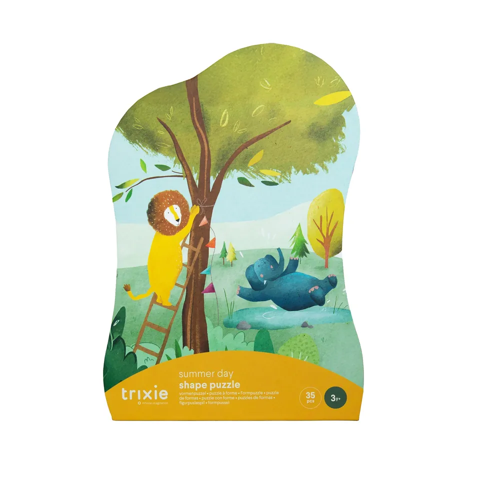 Trixie Baby Jeux, puzzles & livres Puzzle à forme Journée d'été 35 pièces puzzle