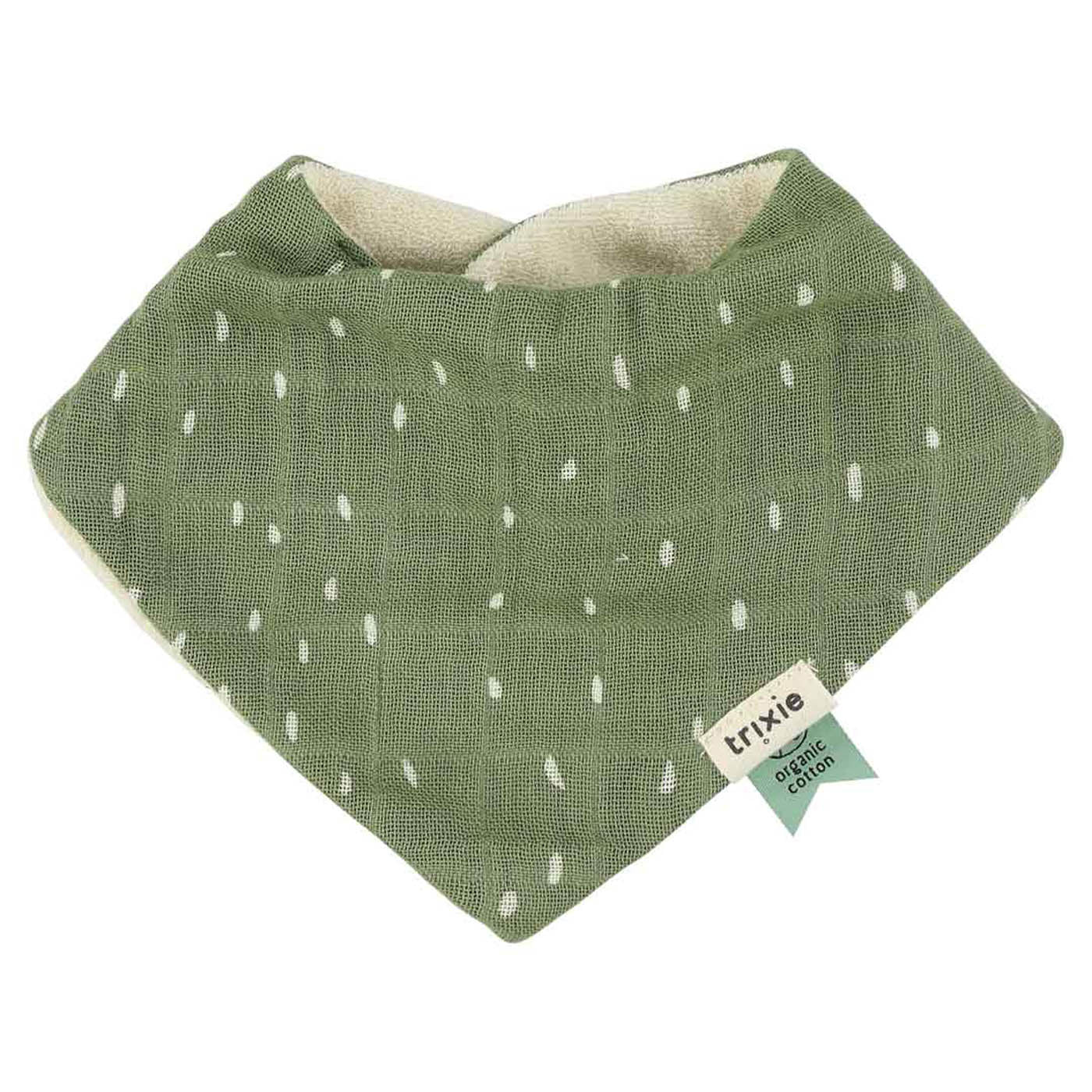 Trixie Baby Bavoirs Bavoir bandana Daring Dino, lot de 3 absorbants