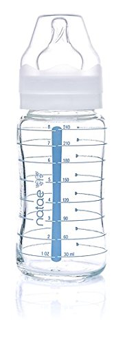 Natae Biberons biberon en verre 240 ml col large