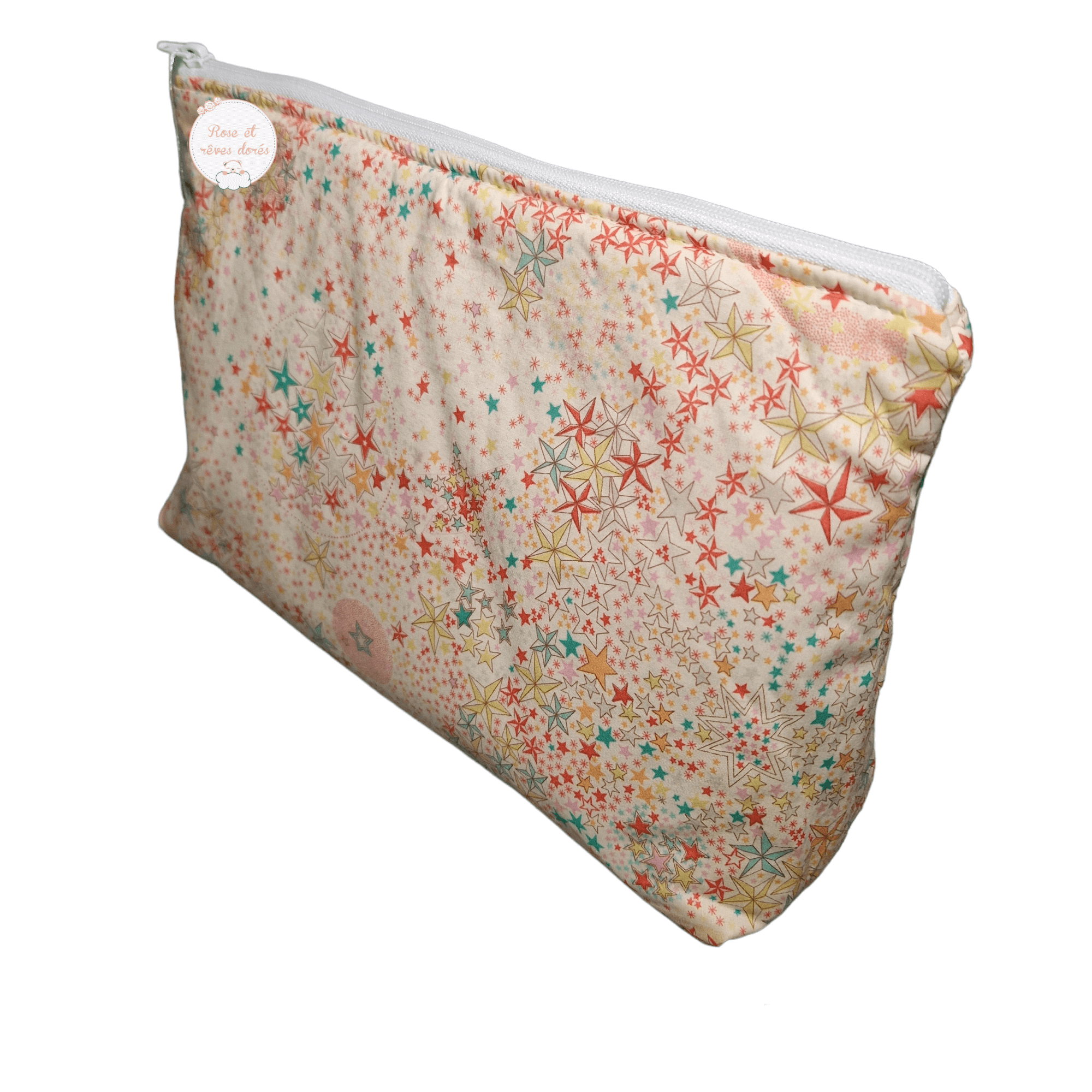 Rose et rêves dorés Trousses de toilette Liberty Adelajda soleil trousse de toilette M