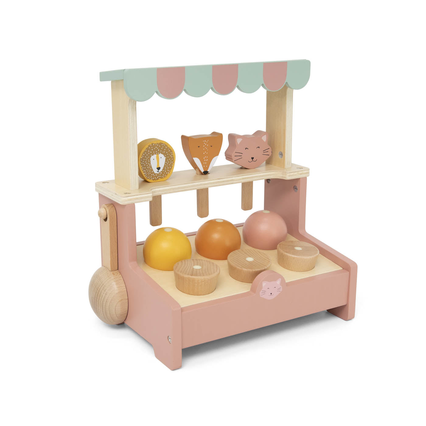 Trixie Baby Jeu symbolique Stand de glaces en bois certifié FSC