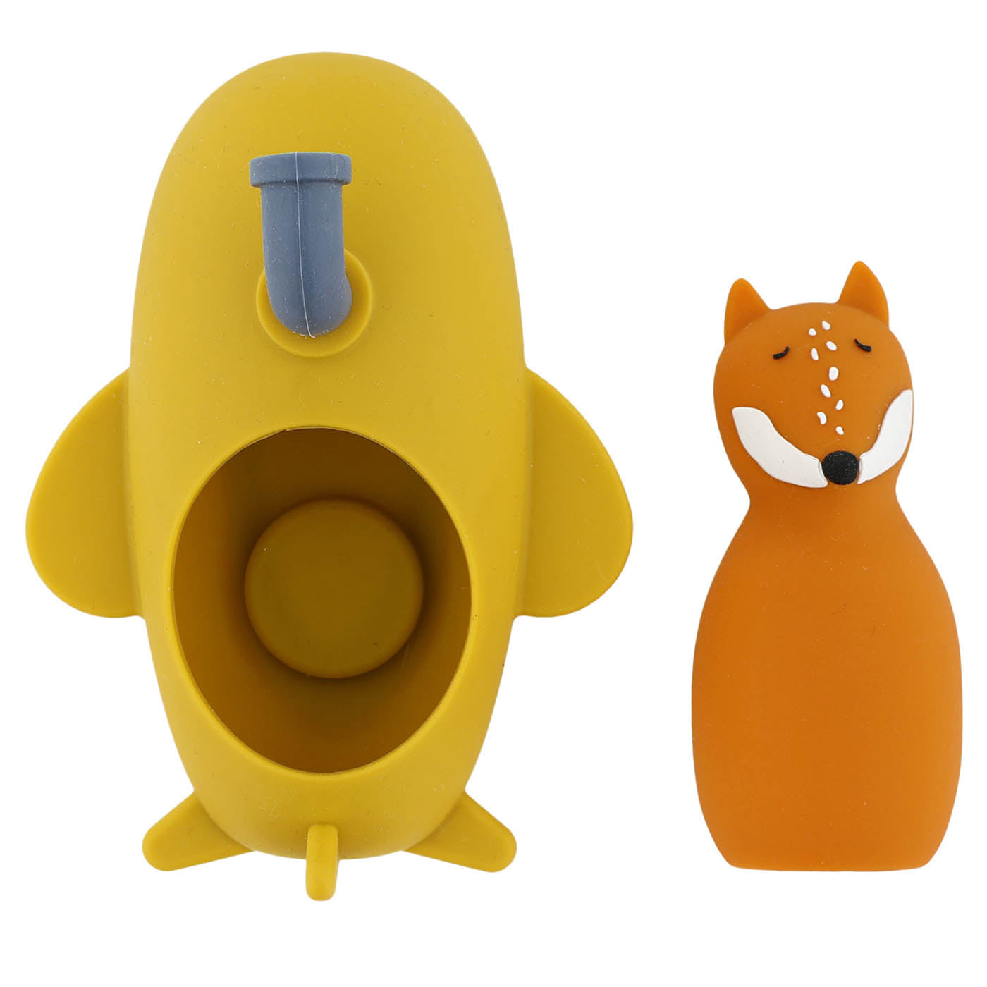 Trixie Baby Jouets de bain Jouet de bain sous-marin Mr. Fox en silicone