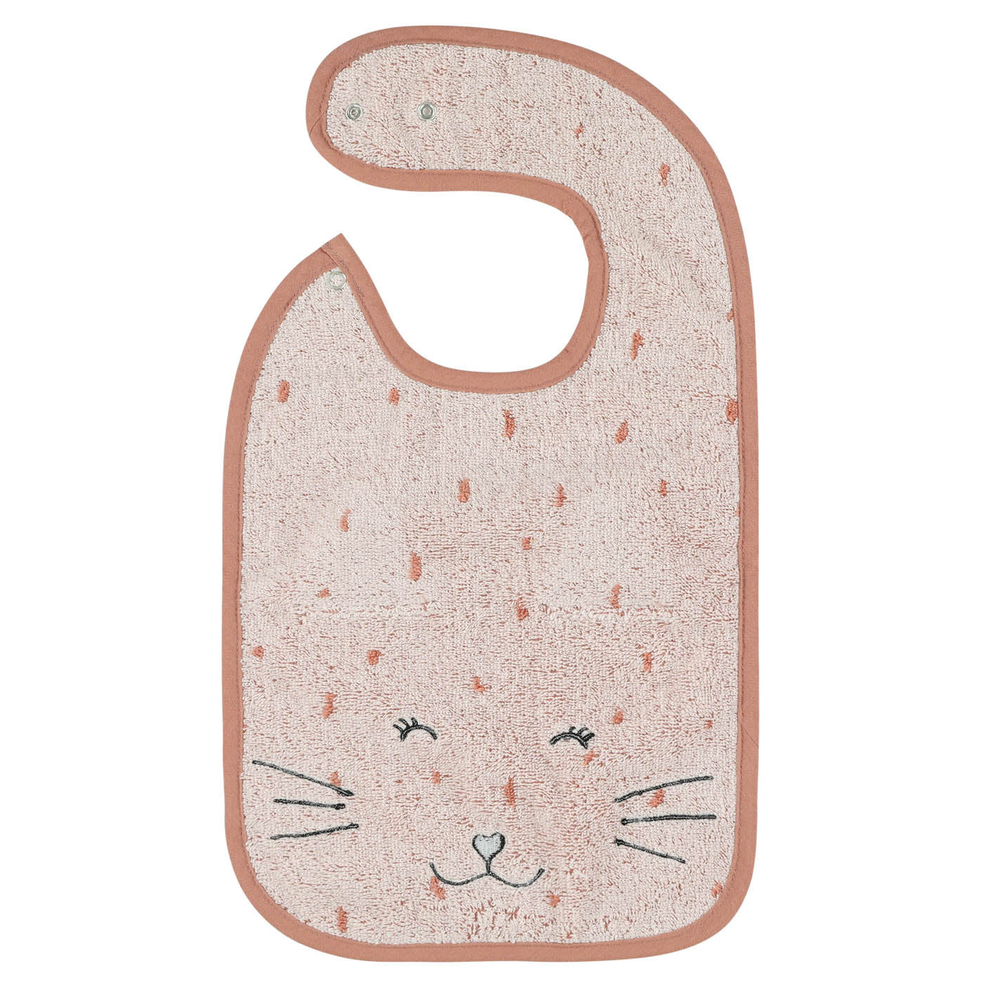 Trixie Baby Bavoirs Mrs. Cat bavoir coton biologique, deux tailles
