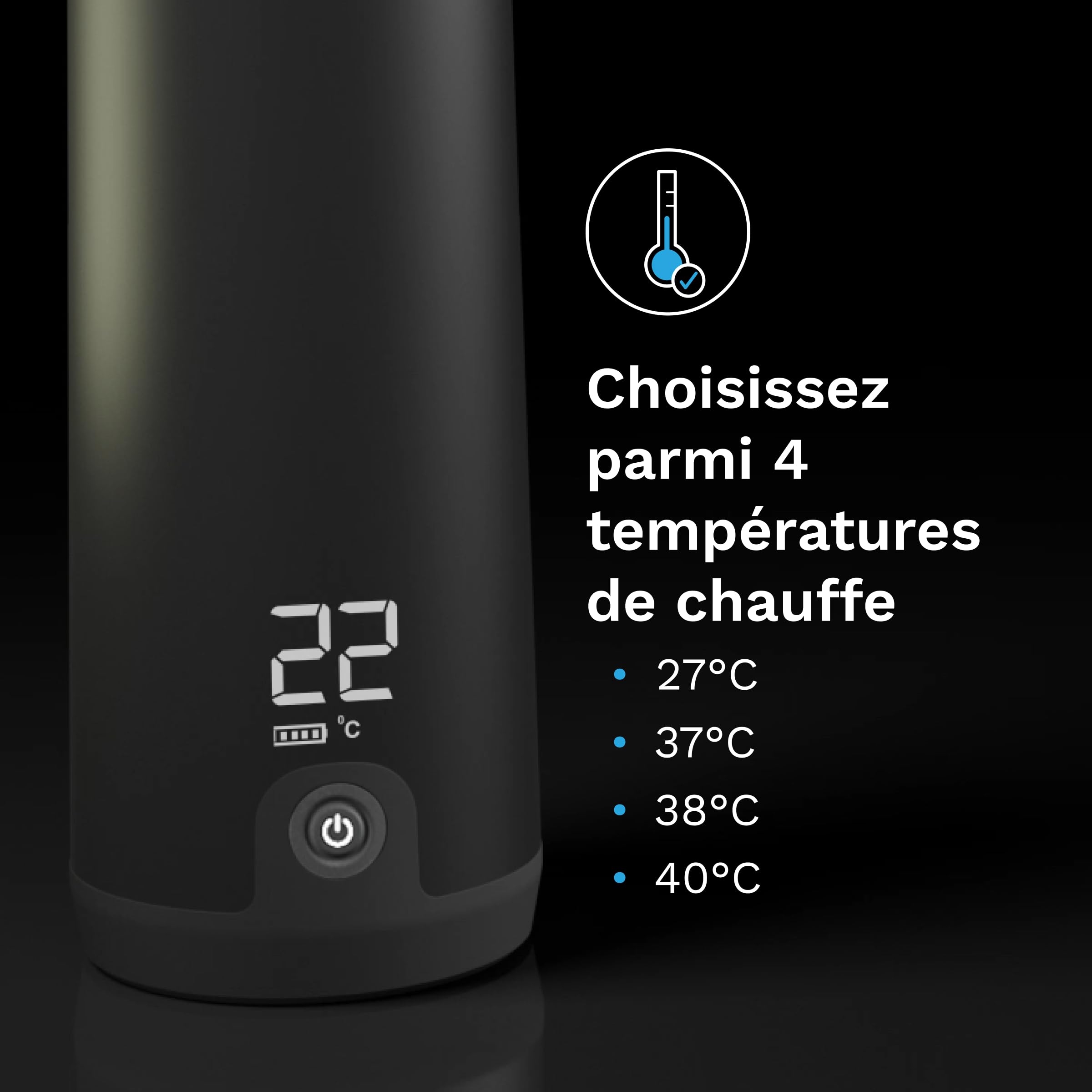 Baby Brezza Chauffe-biberons Super Fast Portable Bottle Warmer chauffe-biberon nomade rechargeable 270 ml