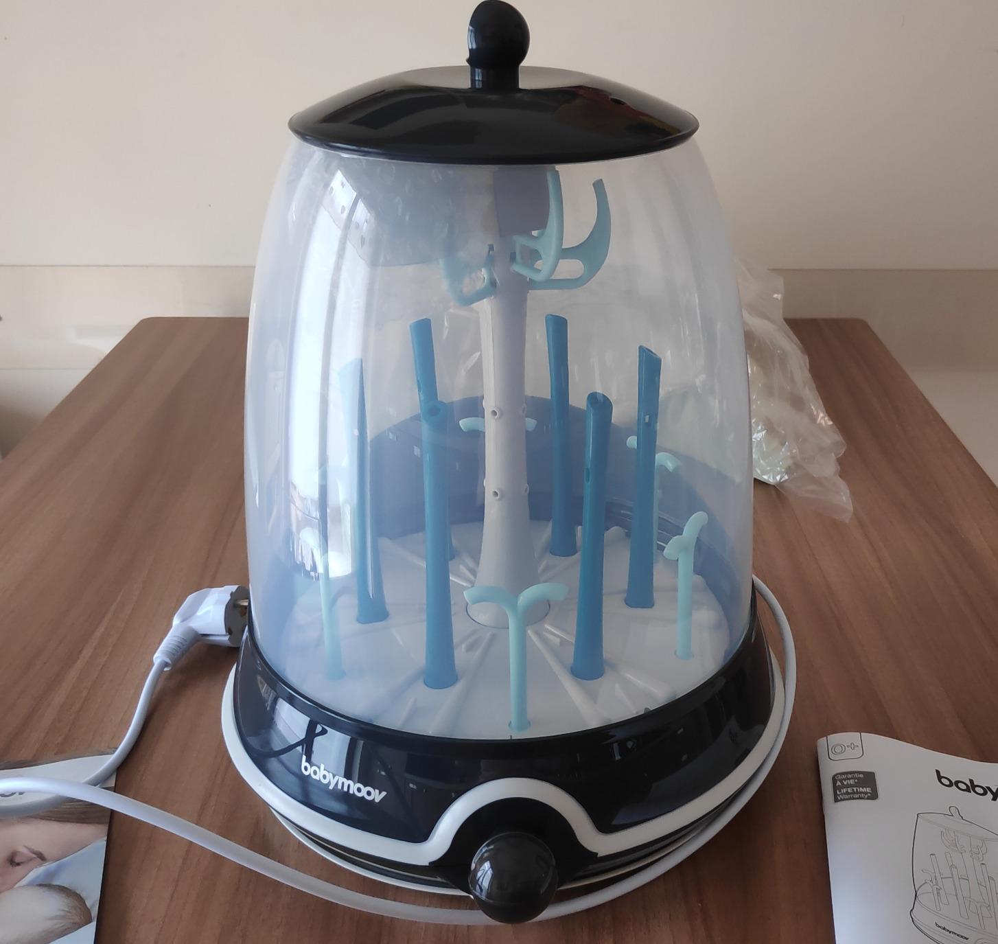 Babymoov Turbo Steam Plus stérilisateur vapeur 2 en 1 pour biberons