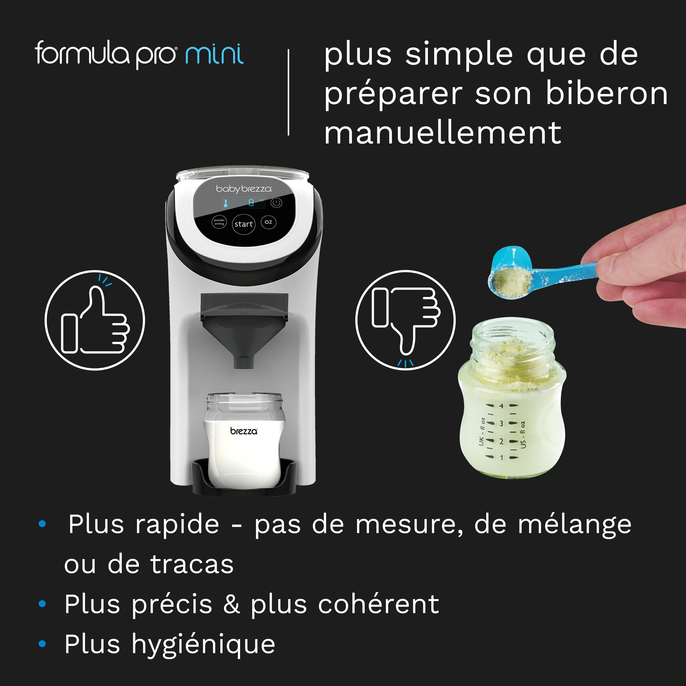 Baby Brezza Formula Pro Mini préparateur de biberons compact