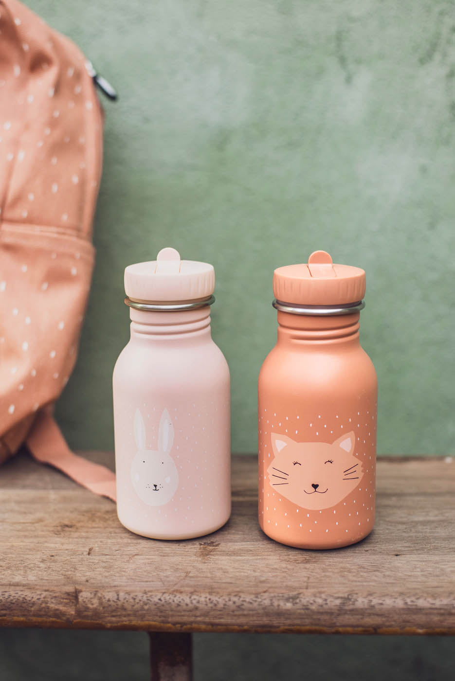 Trixie Baby En déplacement Gourde 350ml Mrs. Rabbit gourde inox enfant