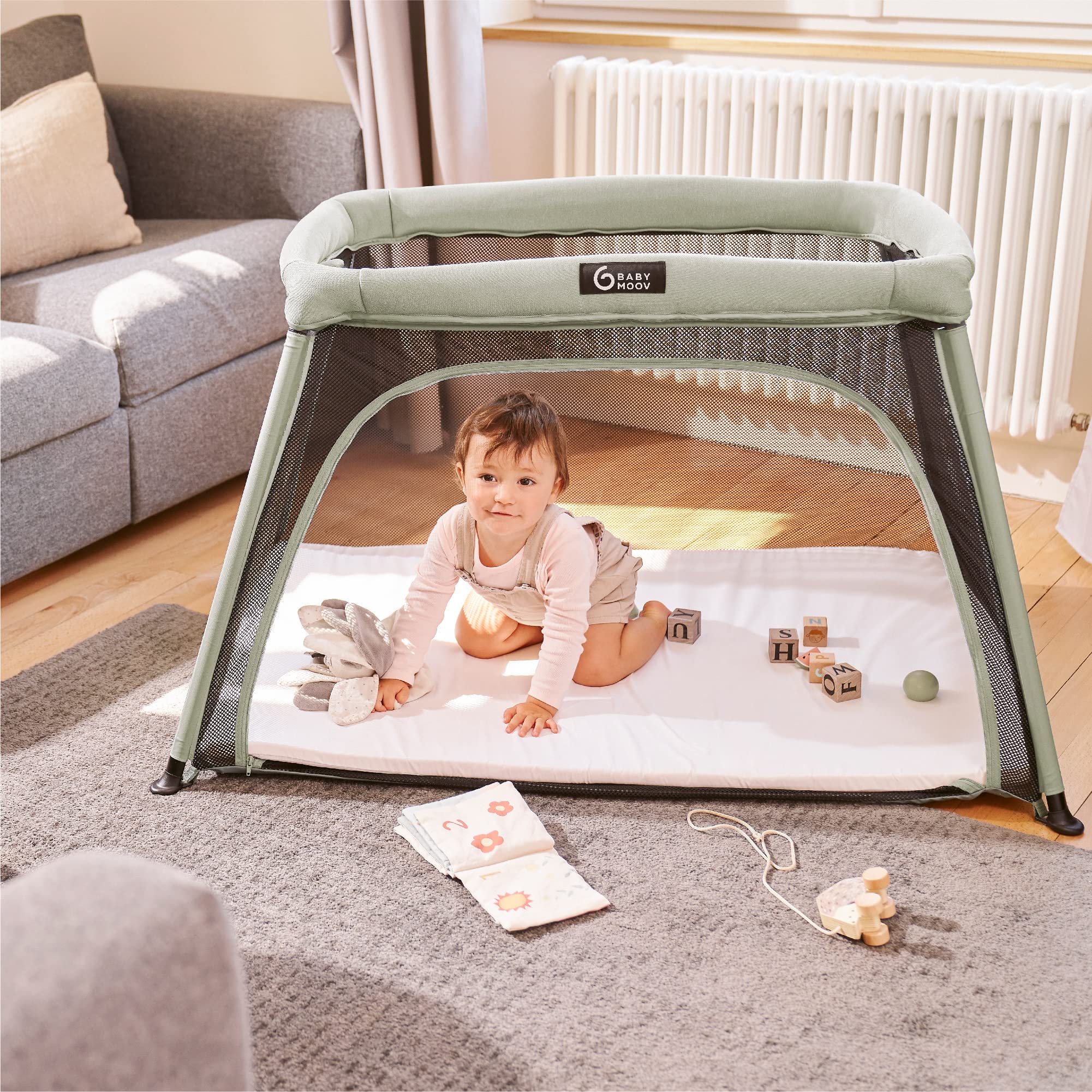 Babymoov Moov & Comfy lit parapluie 3-en-1, dès la naissance