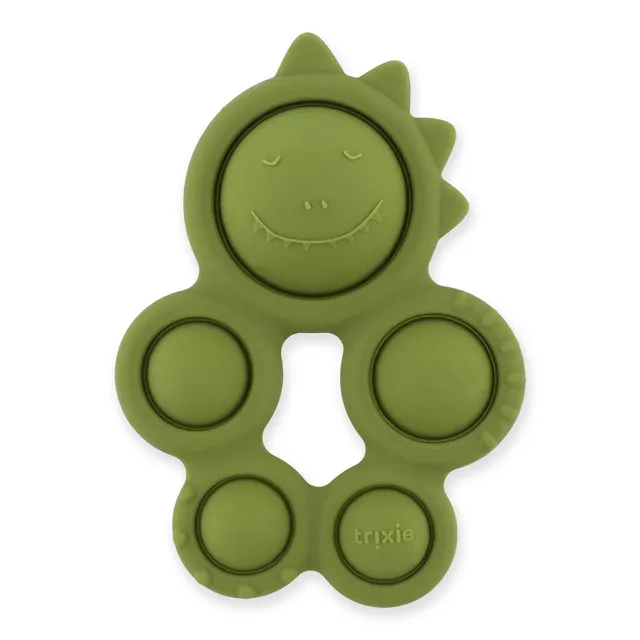 Trixie Baby Jouets sensoriels Jouet pop-it en silicone Mr. Dino