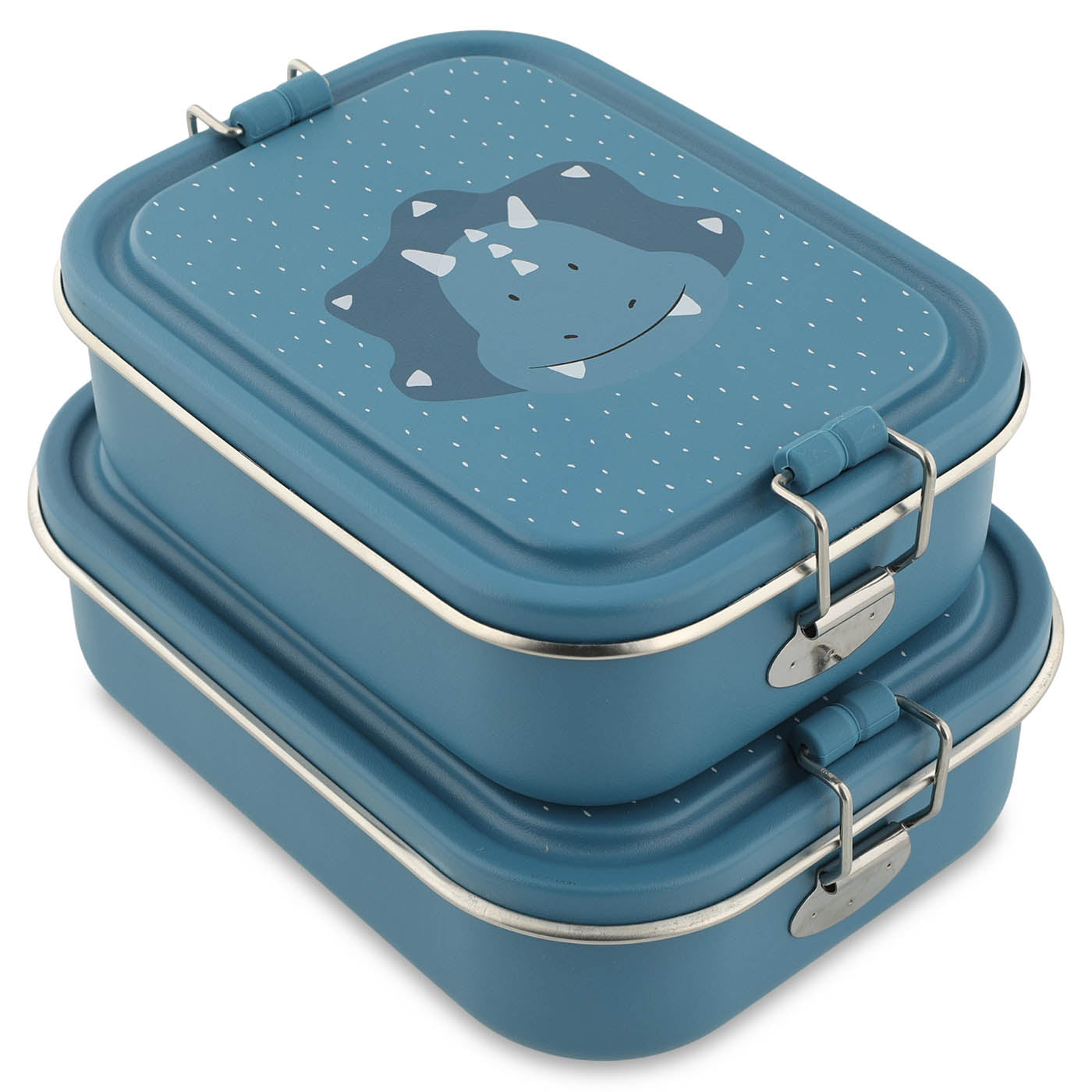 Trixie Baby Boîtes à goûter et boîtes repas boîte repas petite Mr. Triceratops inox