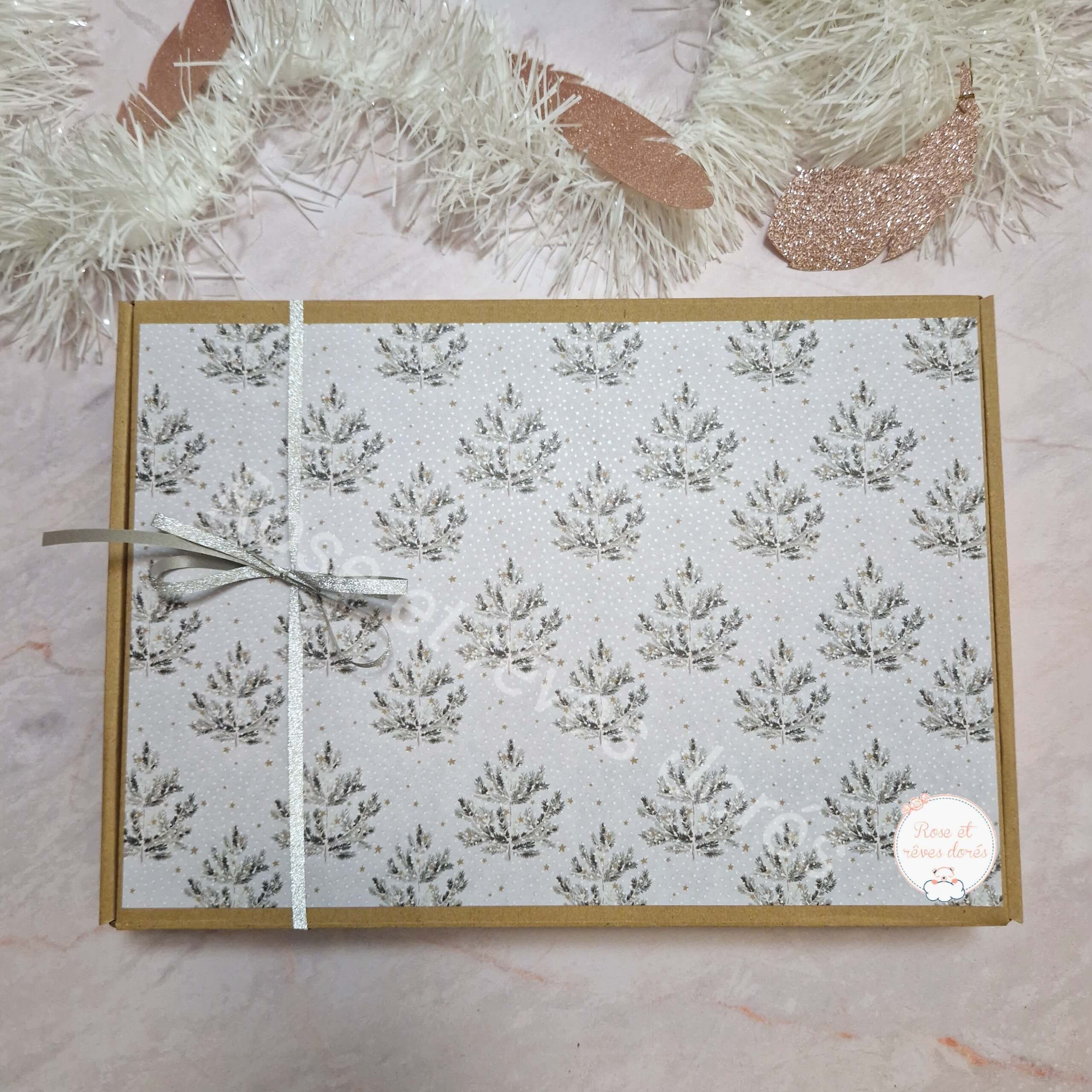 Rose et rêves dorés Noël calendrier de l’Avent artisanal précommande