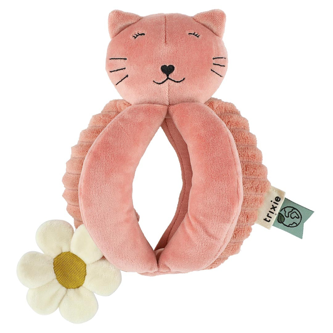 Trixie Baby Jouets d'activités Balle de préhension Mrs. Cat douce