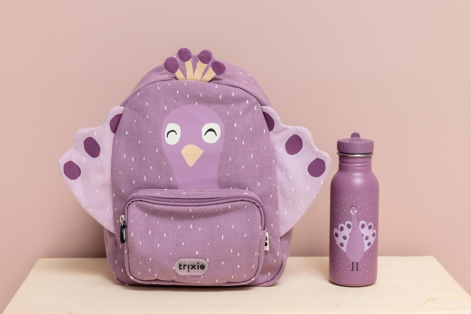 Trixie Baby Sacs à dos Mrs. Peacock sac à dos enfant déperlant