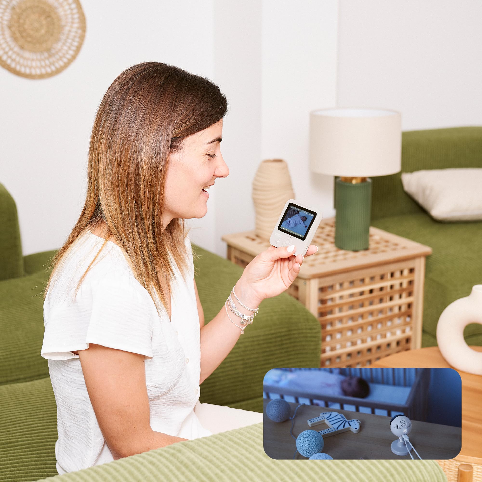 Babymoov YOO Start babyphone vidéo 300 m avec vision nocturne