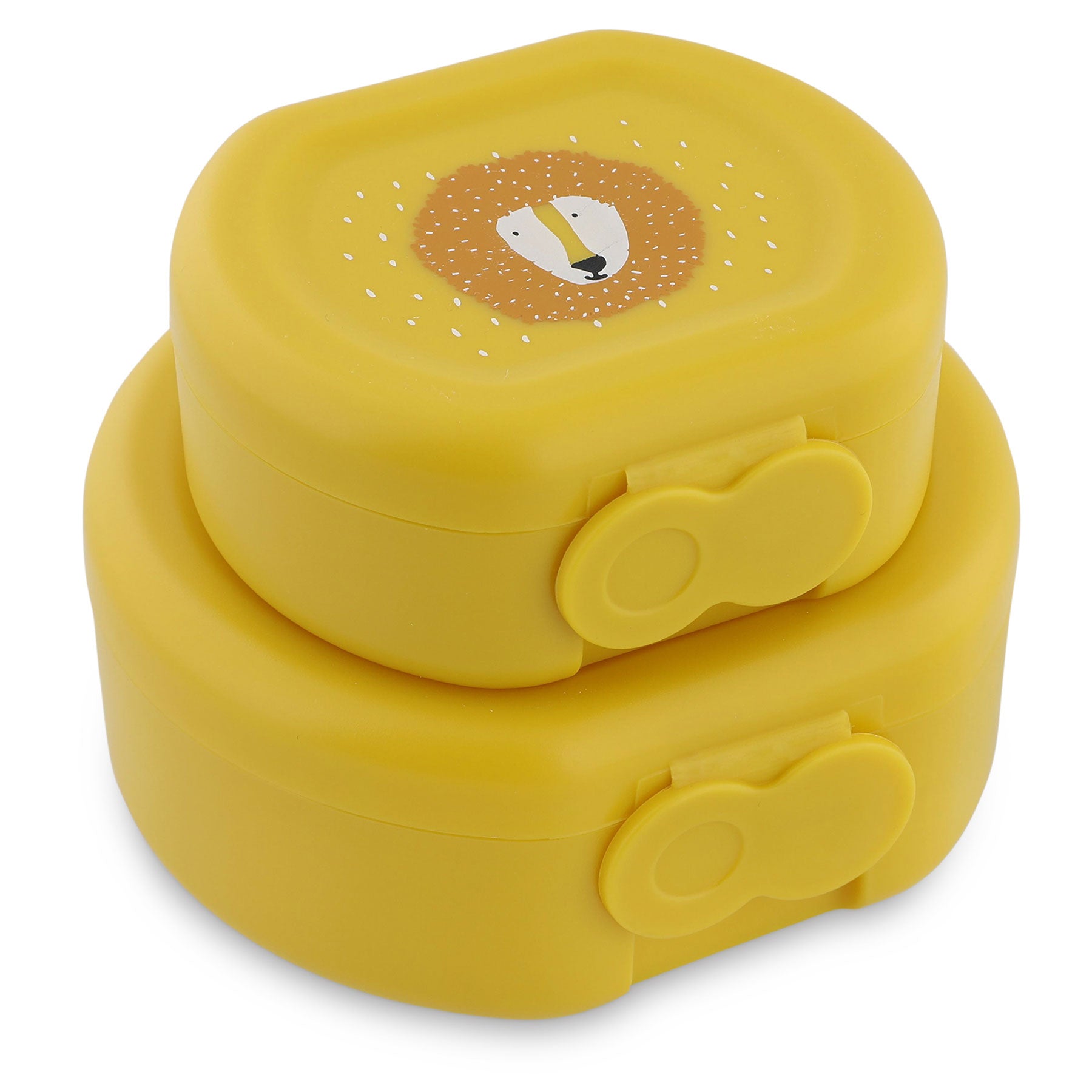 Trixie Baby Boîtes à goûter et boîtes repas Boîtes à goûter à clip Mr. Lion boîtes goûter 2 pièces