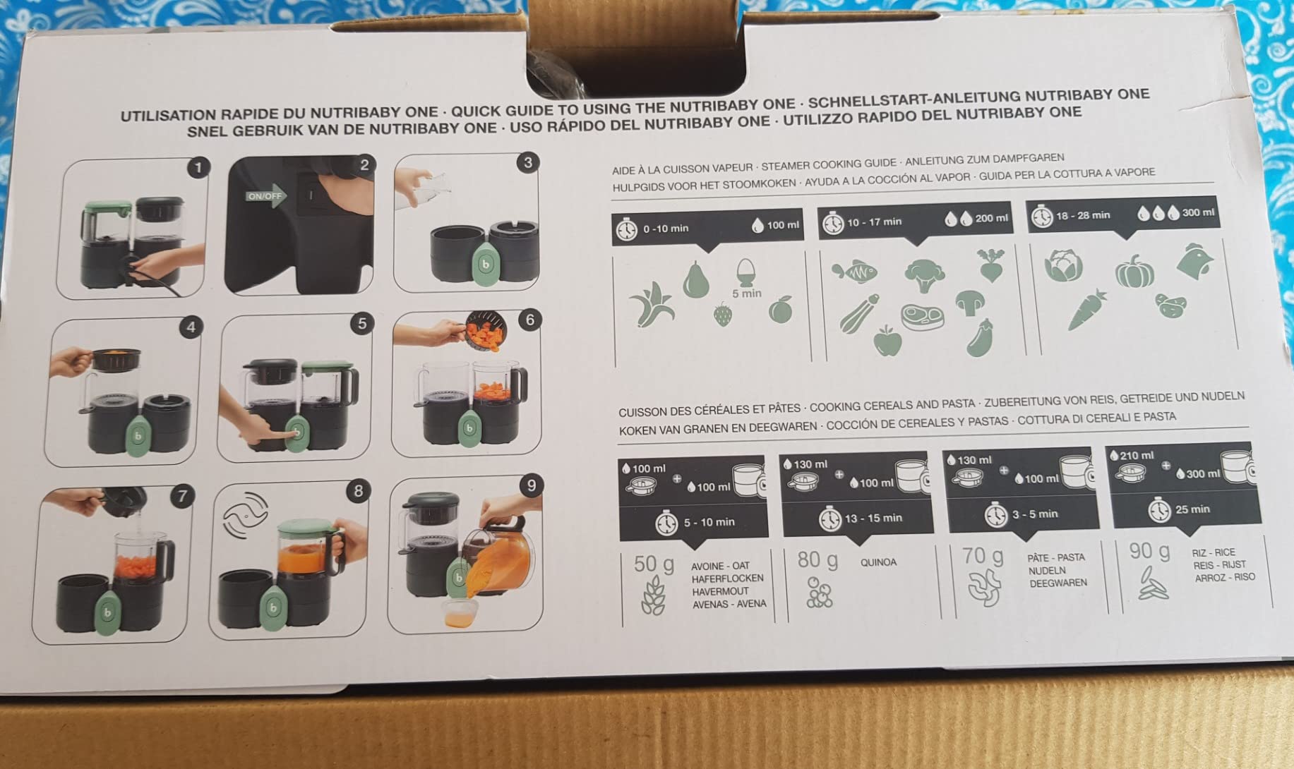 Babymoov Nutribaby One robot cuiseur bébé 2 L vapeur