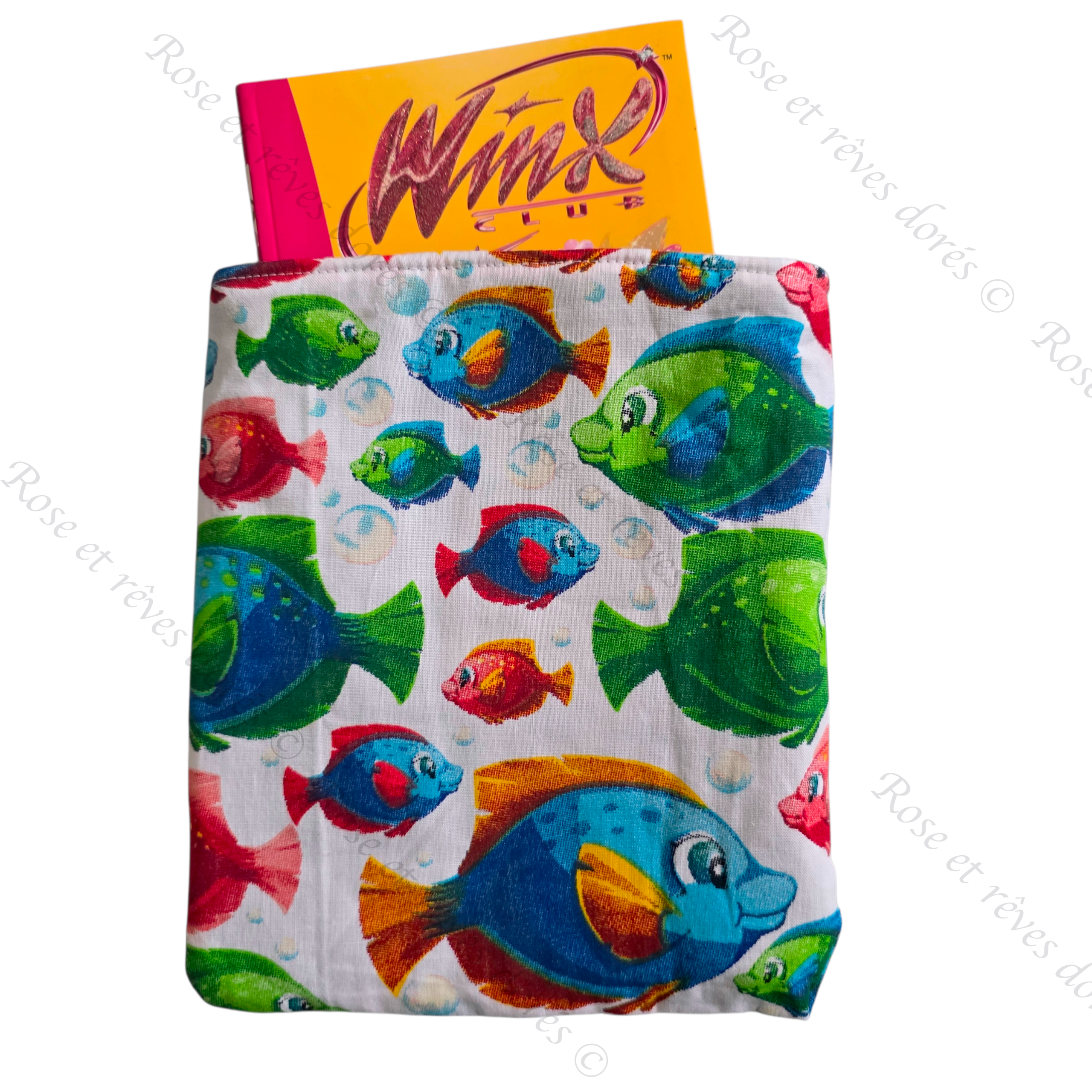 Rose et rêves dorés Pochettes à livres Pochettes à livres pour protéger les livres des enfants ou des adultes
