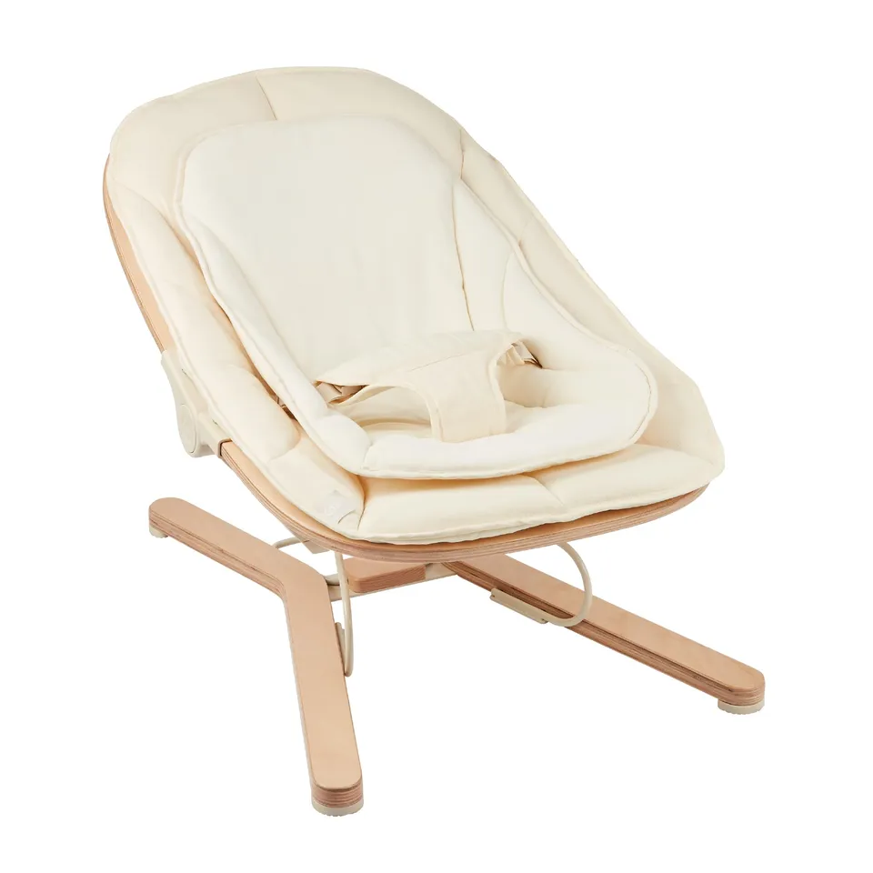 Babymoov Swoon Flow transat bébé évolutif beige bois jusqu’à 18 kg