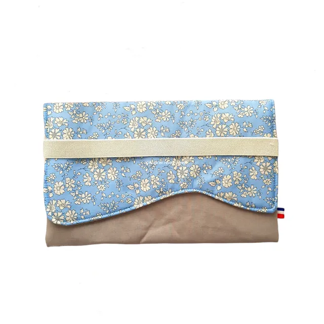 Rose et rêves dorés Protèges carnet de santé Pochette Macaron