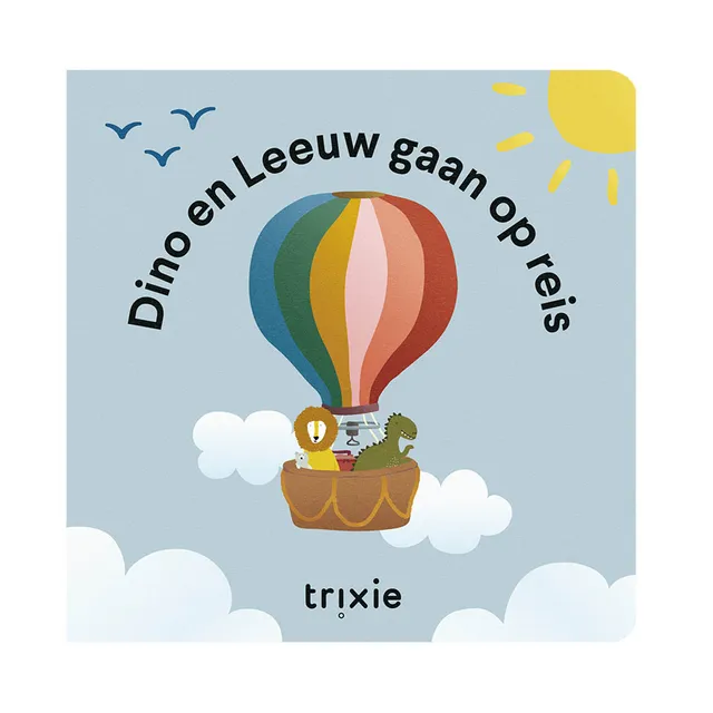 Trixie Baby Jeux, puzzles & livres Livre de conte Dino et Lion partent en voyage NL