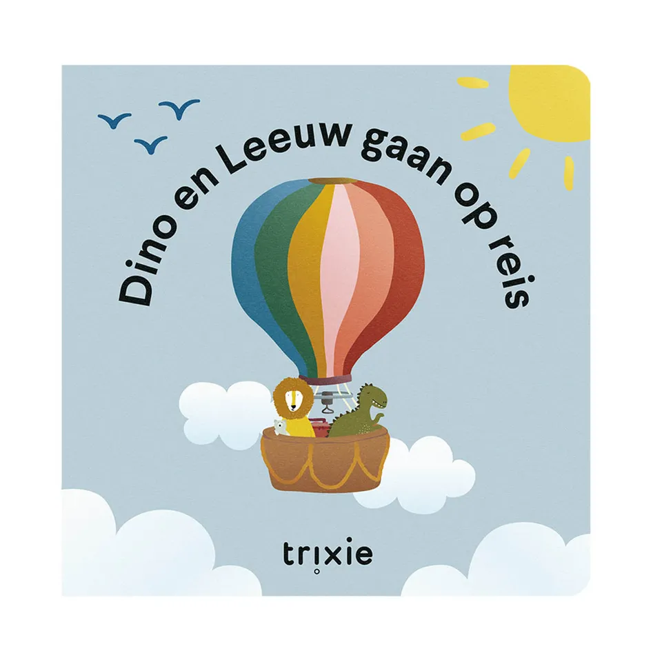 Trixie Baby Jeux, puzzles & livres Livre de conte Dino et Lion partent en voyage NL