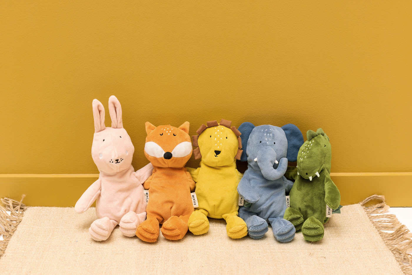 Trixie Baby Premiers jouets Mr. Fox petite peluche 26 cm coton bio