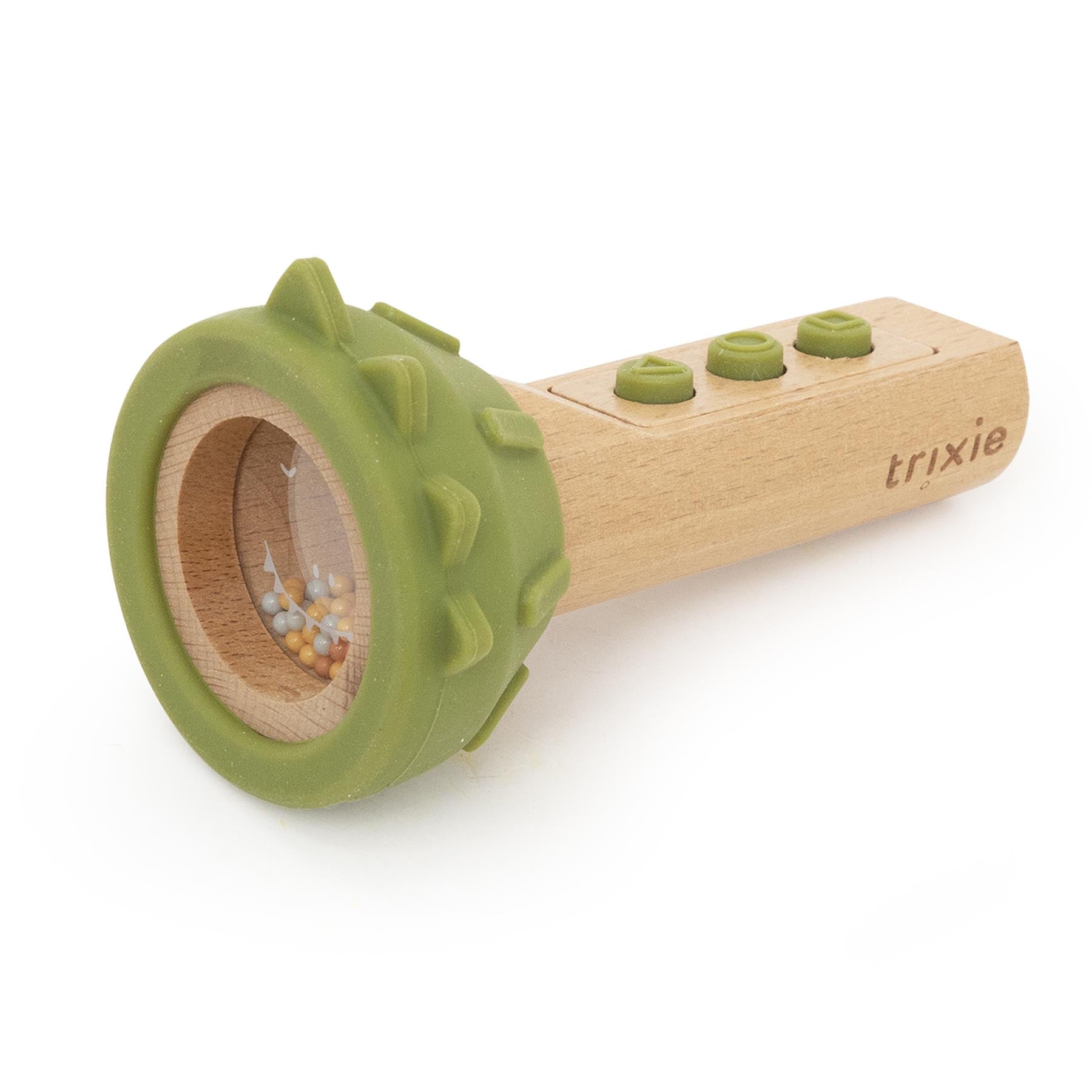 Trixie Baby Jouets d'activités Lampe de jeu Mr. Dino bois silicone