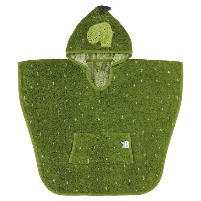 Trixie Baby Ponchos Mr. Dino poncho de bain coton bio