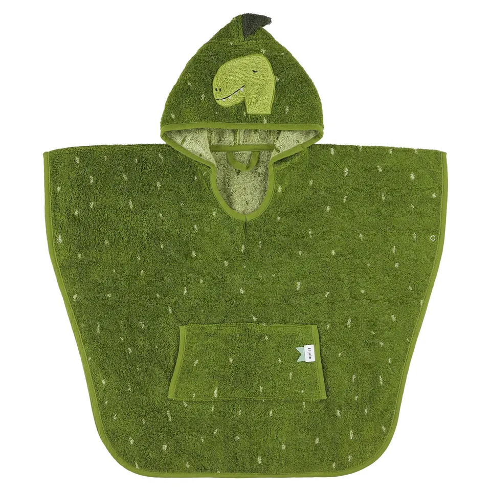 Trixie Baby Ponchos Mr. Dino poncho de bain coton bio
