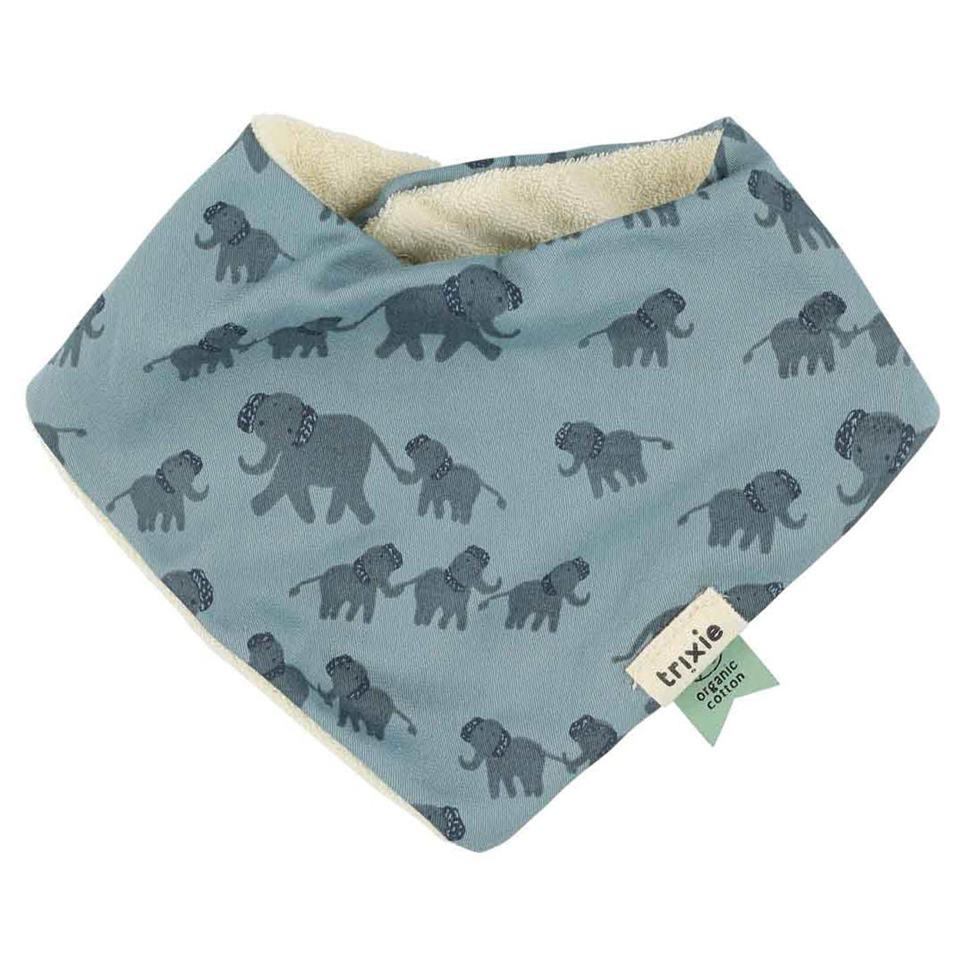 Trixie Baby Bavoirs Bavoir bandana 3-pack mix Enchanting Elephant