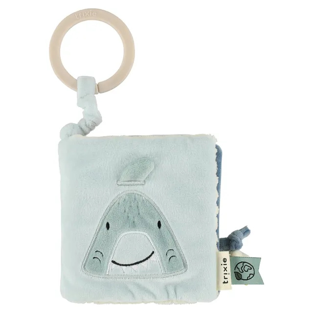Trixie Baby Jouets pour poussette Mr. Shark livre sensoriel pour poussette
