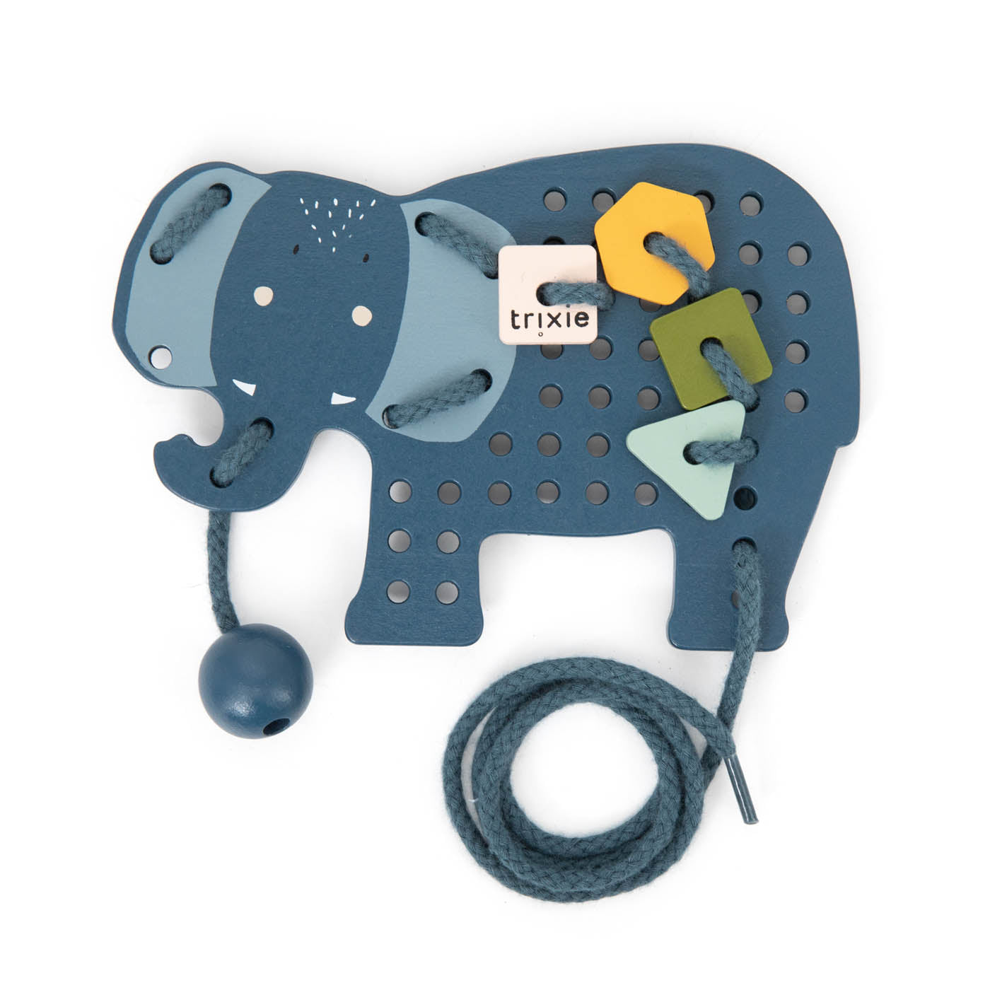 Trixie Baby Jouets d'activités Jeux de laçage bois animaux en bois FSC