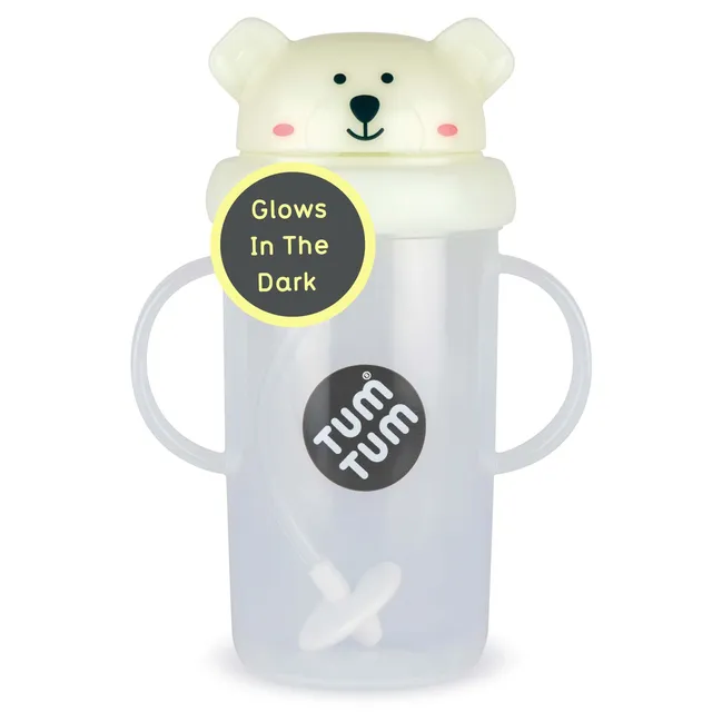 Tum Tum Cups Tall Tippy Up tasse à paille lumineuse Pete Polar Bear 300 ml