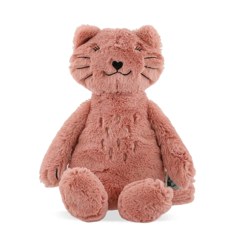 Trixie Baby Premiers jouets Animal en peluche Mrs. Cat peluche recyclée