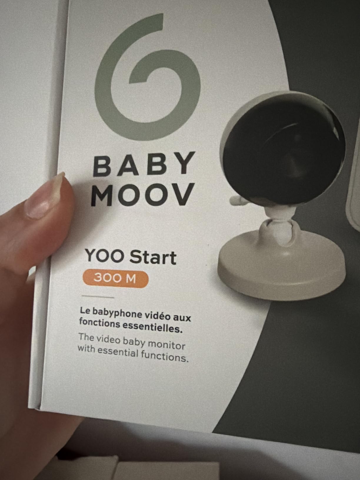 Babymoov YOO Start babyphone vidéo 300 m avec vision nocturne