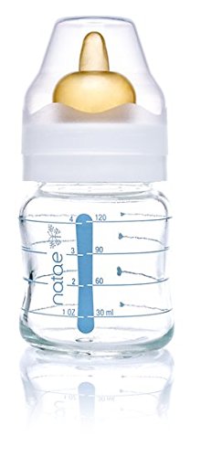 Natae Biberons biberon en verre 120 ml col large