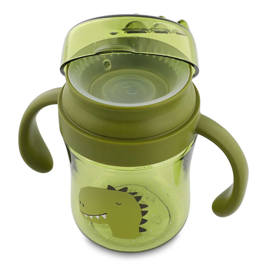 Trixie Baby Tasses et gobelets Gobelet 360° avec poignées Mr. Dino anti-fuite