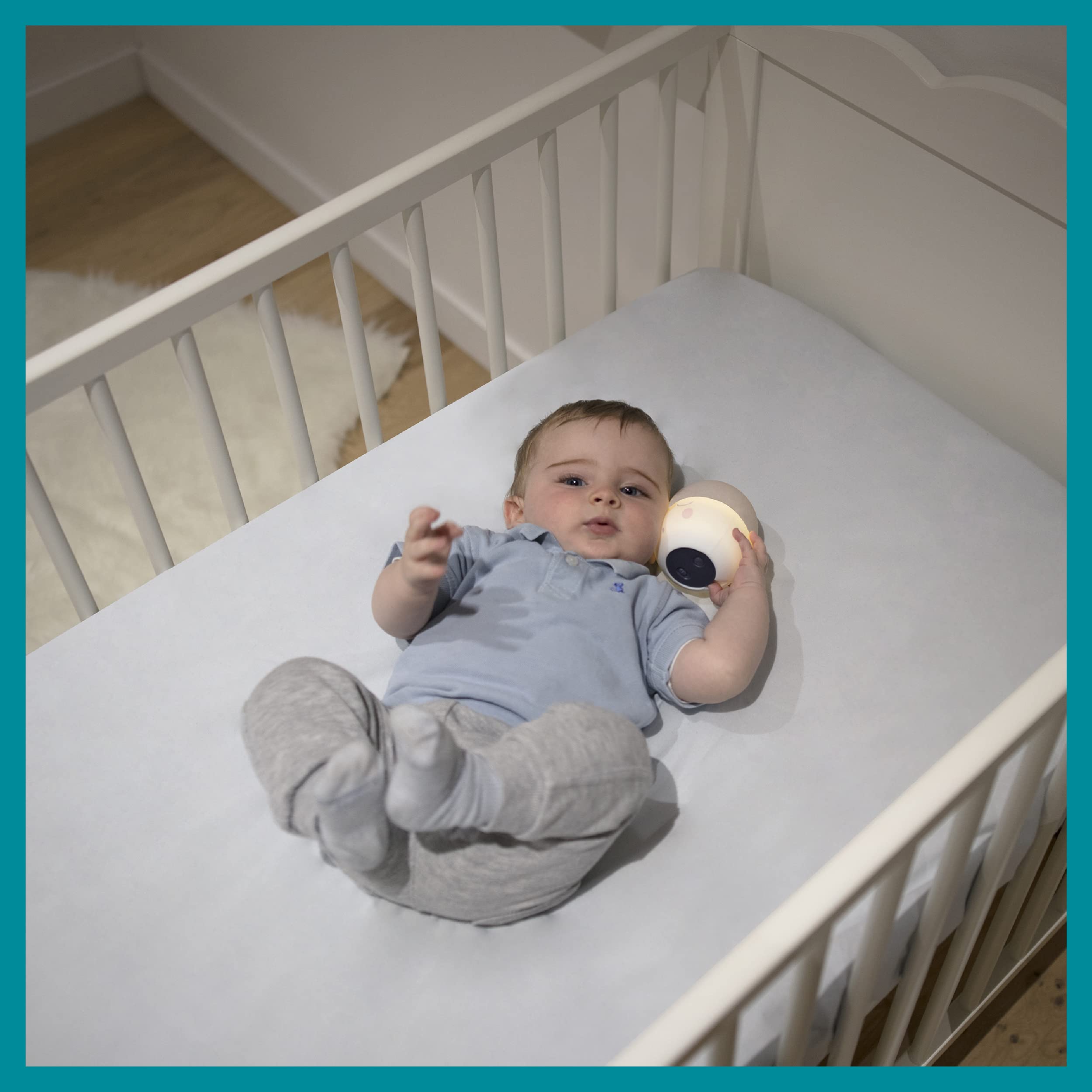 Babymoov YOO Squeezy veilleuse grise rechargeable 200 h