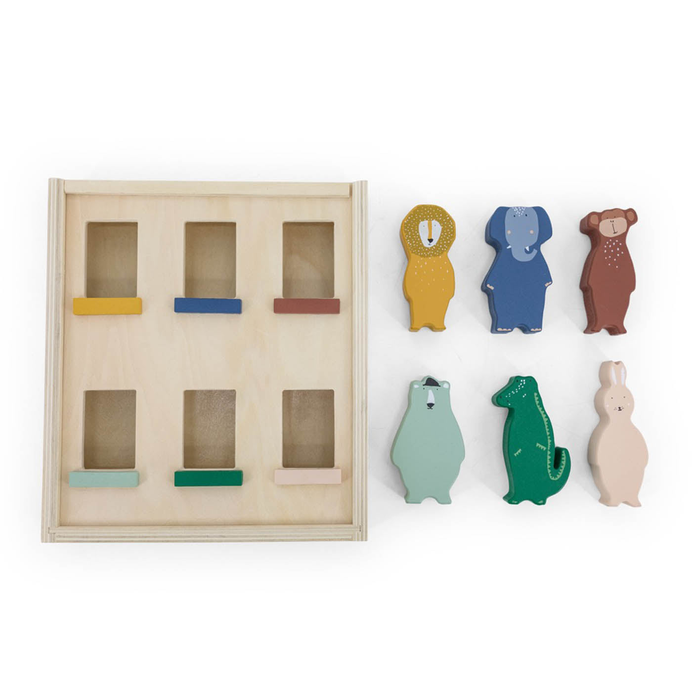Trixie Baby Jeu symbolique Appartement en bois animaux