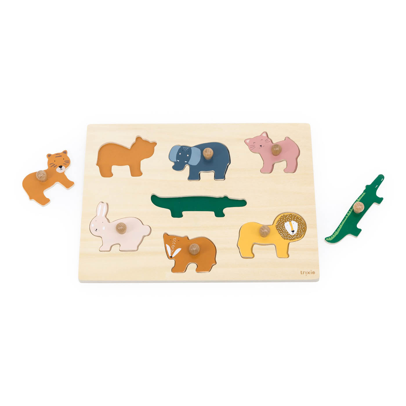 Trixie Baby Puzzle animal en bois 7pcs