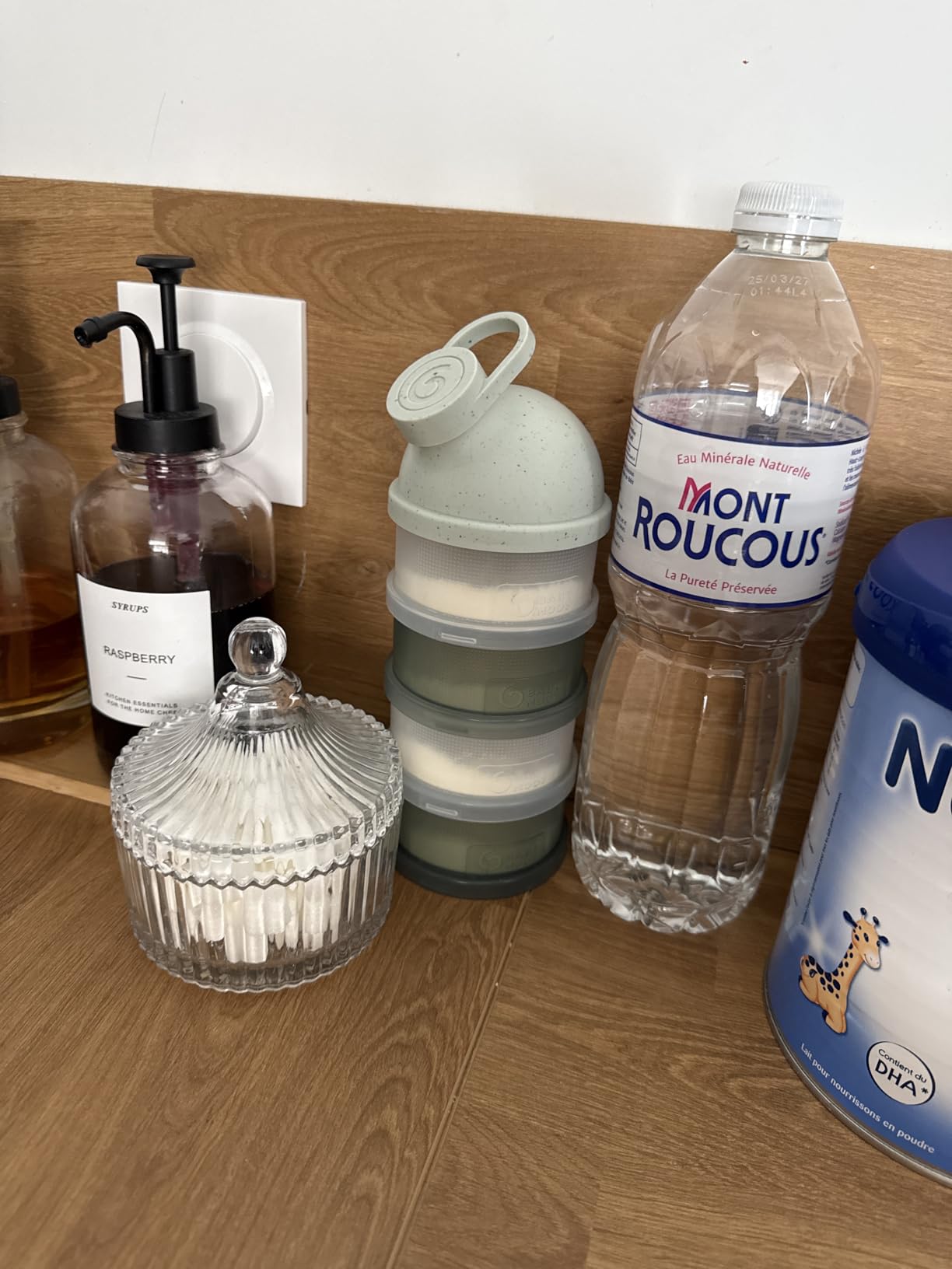Babymoov Isy Babybols Babydoses doseur de lait beige 4 compartiments