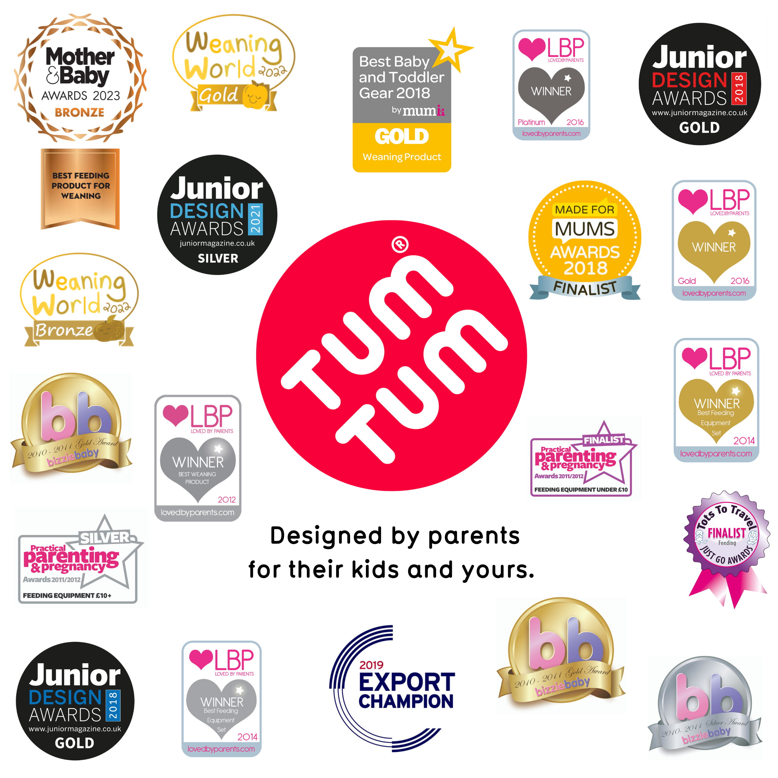 Tum Tum Cups Tippy Up Cups Series 3 Bundle C tasse à paille lestée