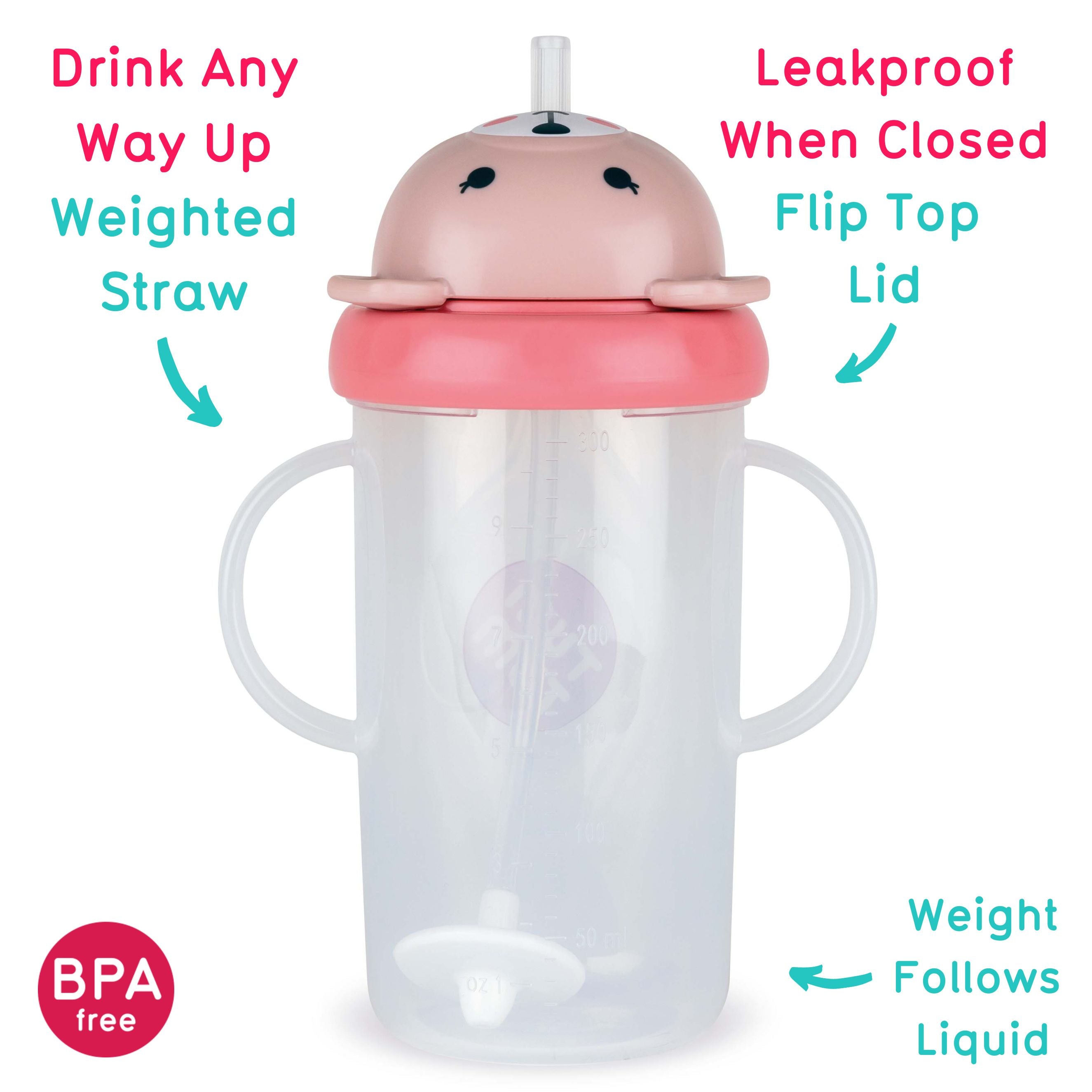 Tum Tum Cups Tall Tippy Up Cups 300ml Series 3 Bundle A gobelet paille