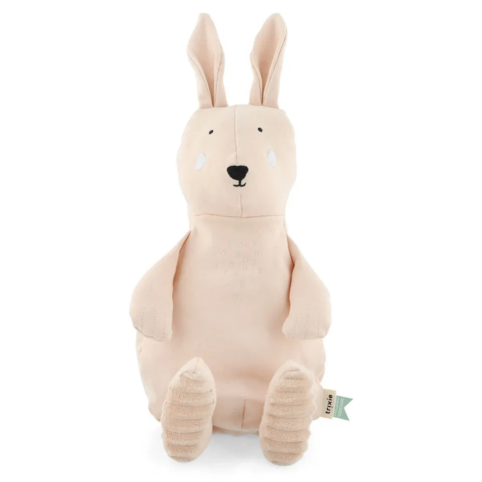 Trixie Baby Premiers jouets Mrs. Rabbit grande peluche 38 cm coton bio