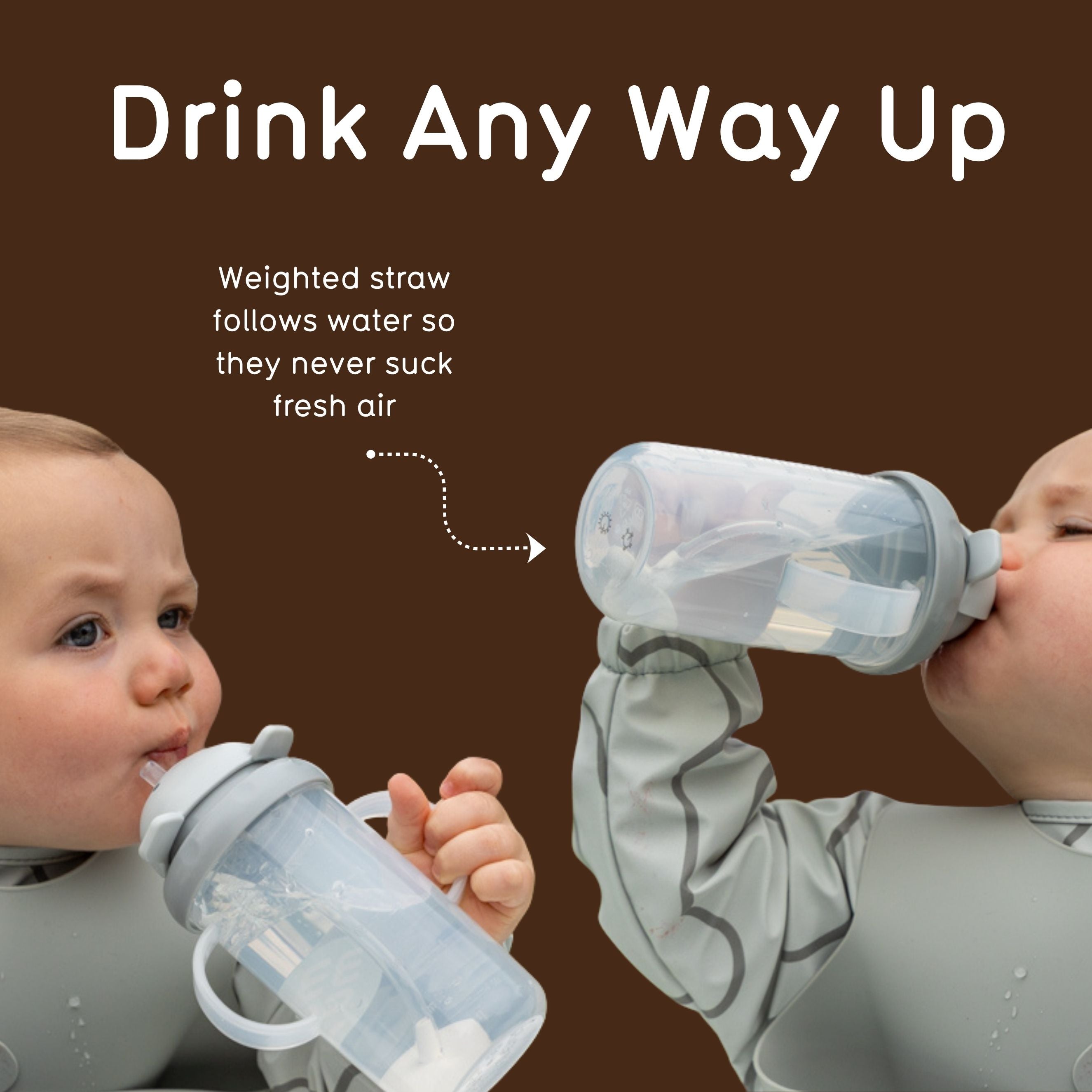 Tum Tum Cups Connie & Clyde Tippy Up Cups Bundle 200ml gobelet à paille