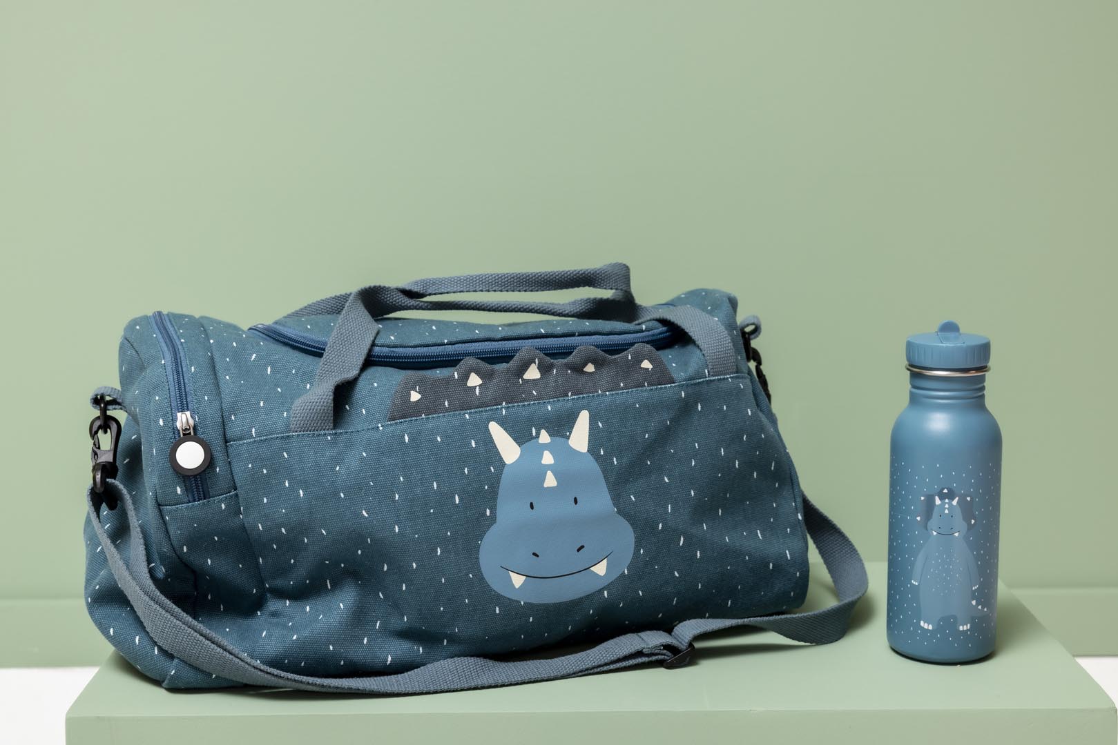 Trixie Baby Sacs de sport Sac de sport enfant Mr. Triceratops avec poche zippée